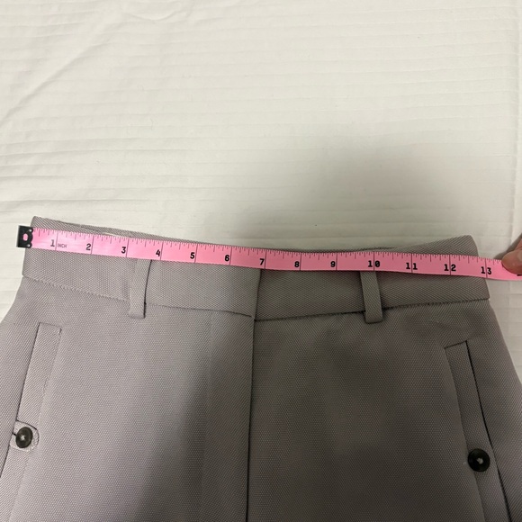 Aritzia Babaton Club Cuffed High Rise Pants Opal GREY size 4 - Picture 12 of 16